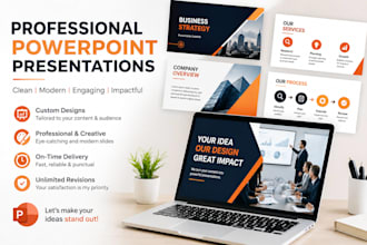 create professional powerpoint presentation and PPT slides