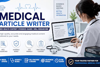 write medical and healthcare articles