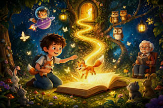 illustrate children story book illustration children story