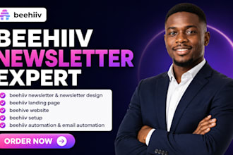 setup beehiiv website beehiiv email automation beehiiv landing page design