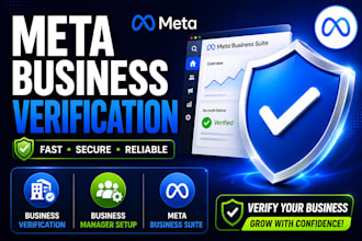 setup meta business verification, business manager and meta business suite