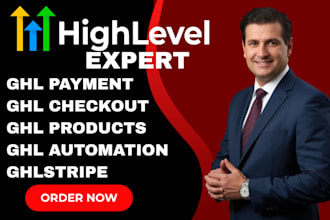 setup ghl payment, checkout, stripe, automations, products