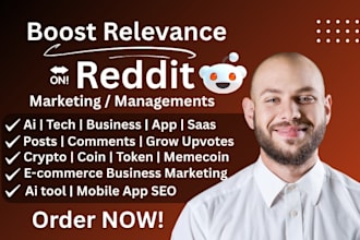 boost brand relevance with reddit SEO posts and comment with backlink marketing