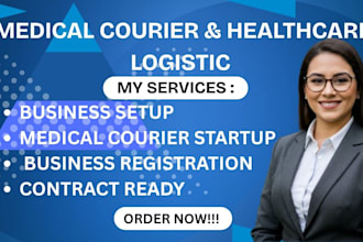 start your medical courier and healthcare logistics business