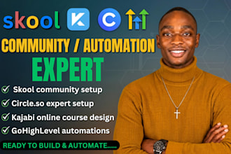 skool online community circle so kajabi online course gohighlevel expert ghl