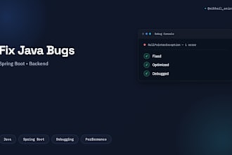 fix your spring boot backend bugs fast and reliably