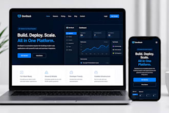 develop full stack web application, marketplace and database