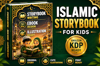 write and illustrate an islamic childrens storybook and amazon KDP