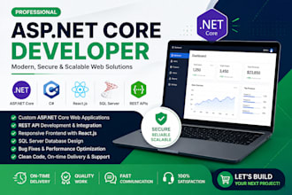 develop asp net core web applications and rest apis