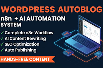 build wordpress autoblog with n8n and ai for hands free content
