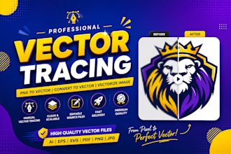 do image to vector art, vectorize image, convert to vector logo tracing