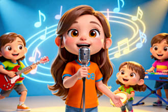 compose kids song or children choir for your music or film