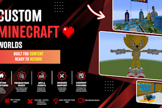 build custom minecraft worlds for your content