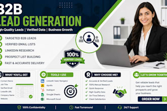 provide verified b2b leads and email list building