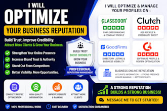 l optimize glassdoor clutch goodfirms g2 and business online reputation