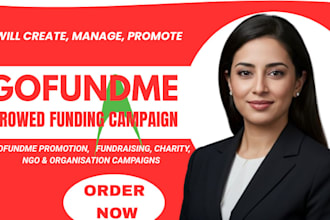 promote, manage charity gofundme medical crowdfunding, google ads campaign