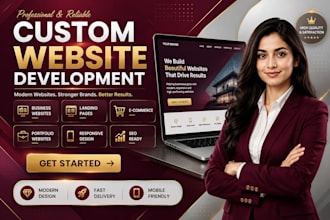 design a luxury responsive business website