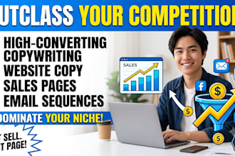 be your expert copywriter for high converting sales copy