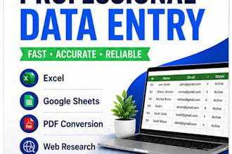 do data entry, copy editing, document conversion