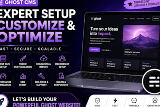 customize your ghost cms website, ghost blog website using ghost cms, ghost org