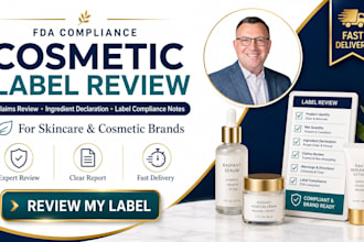 review your cosmetic label for fda compliance