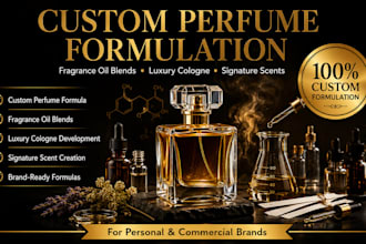 develop custom perfume formulation fragrance oil blends and cologne