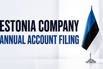 prepare, file company annual accounts, vat for estonia companies, remote worker