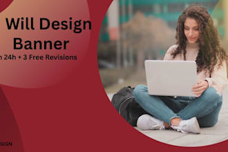 design eye catching shop banner and web banner in 24 hours