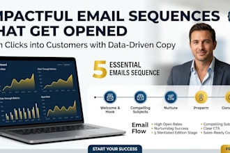 write an impact full email sequence worth opening