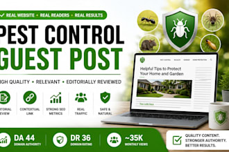 write and publish a pest control guest article