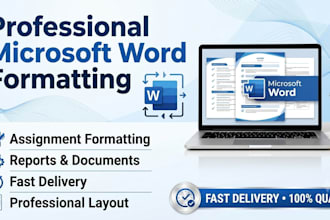 professionally format microsoft word documents