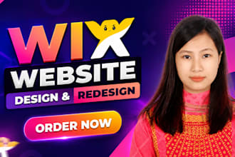 design or redesign wix website using wix studio or wix editor