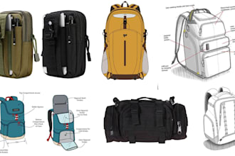 design custom bags, backpacks, handbags, wallets, and luggage