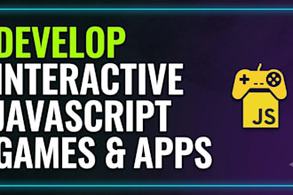 develop interactive javascript web applications and games