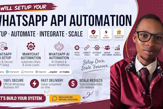 setup whatsapp api chatwoot manychat meta verification whatsapp ai automation