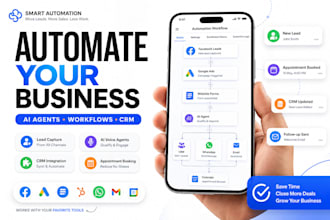 automate your saas, real estate with ai lead management system, crm system ai