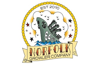 design high quality ceramic growler company logo