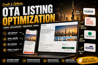 create and optimize viator getyourguide tripadvisor listings