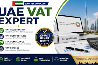 do uae vat registration, vat return filing, fta compliance and vat refund