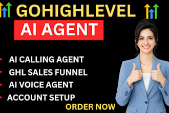 setup ghl crm, automations, ai agent, a2p, ghl funnels