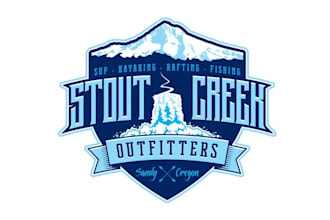design high resolution stout creek outfitters logo