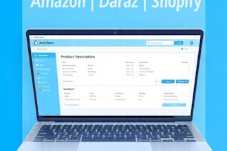 write SEO product descriptions for amazon,daraz olx and shopify