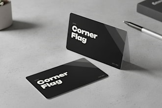 design a custom business card for your brand or personal identity