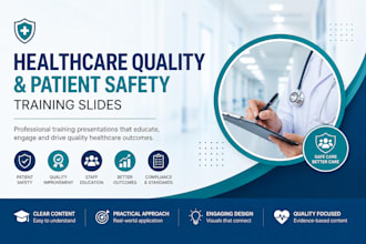 design healthcare quality and patient safety training slides