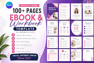 canva ebook design canva book formatting editable canva book template
