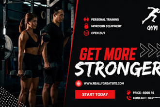 design powerful fitness posters to boost your gym marketing