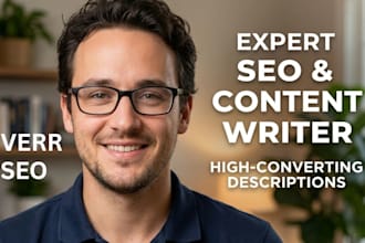 write high converting fiverr gig  description profile and SEO optimized content