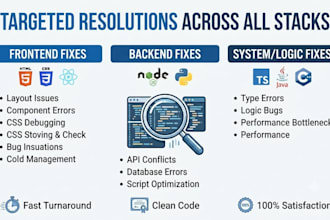 fix bugs, debug code, and help with software development