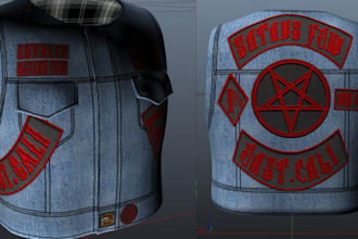 fivem kuttes custom fivem clothing kuttesmc mc vest biker clothing kuttes