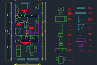 convert PDF or sketch to professional autocad dwg drawing